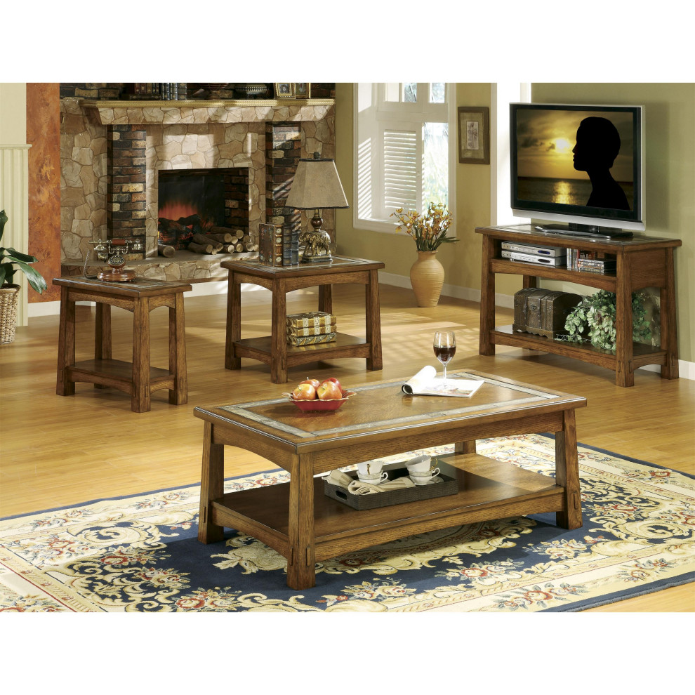 Riverside Furniture Craftsman Home Coffee Table   Transitional   Coffee Tables   by Riverside Furniture  Houzz