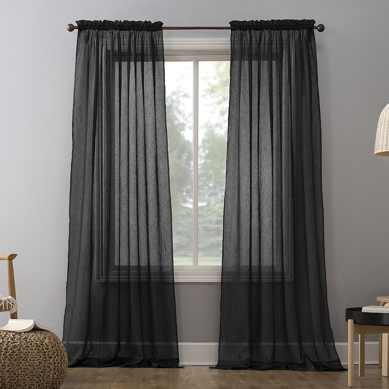 No. 918 Erica Crushed Sheer Voile Window Curtain