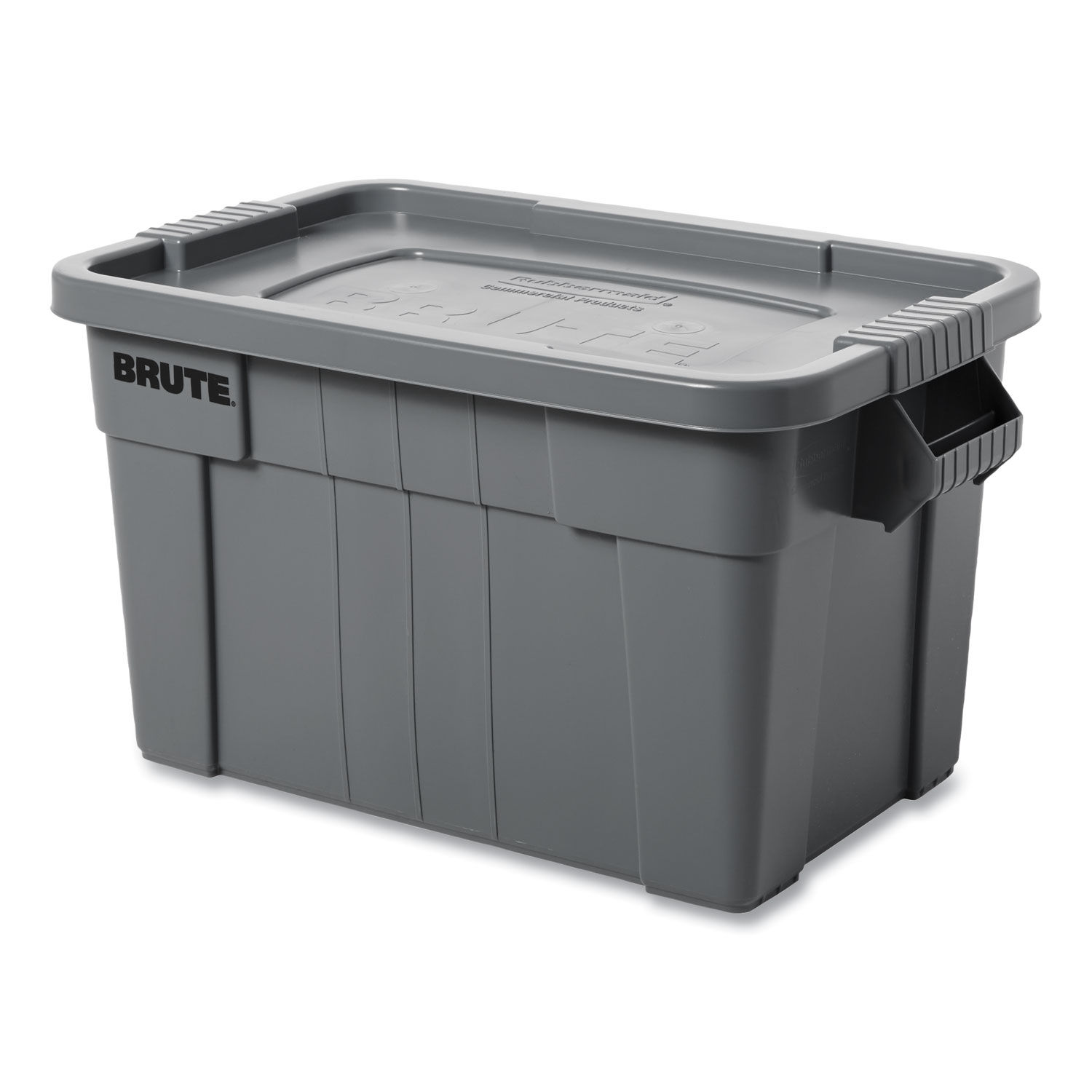 BRUTE Tote with Lid by Rubbermaidandreg; Commercial RCP9S30GRAEA