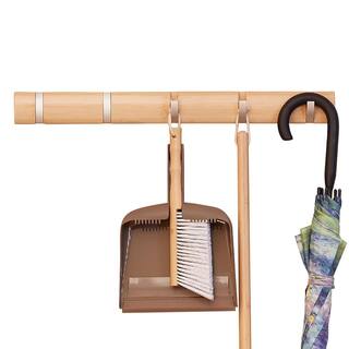 HARPER Live.Love.Clean. Bamboo 5-Hook Broom and Mop Holder 37501700