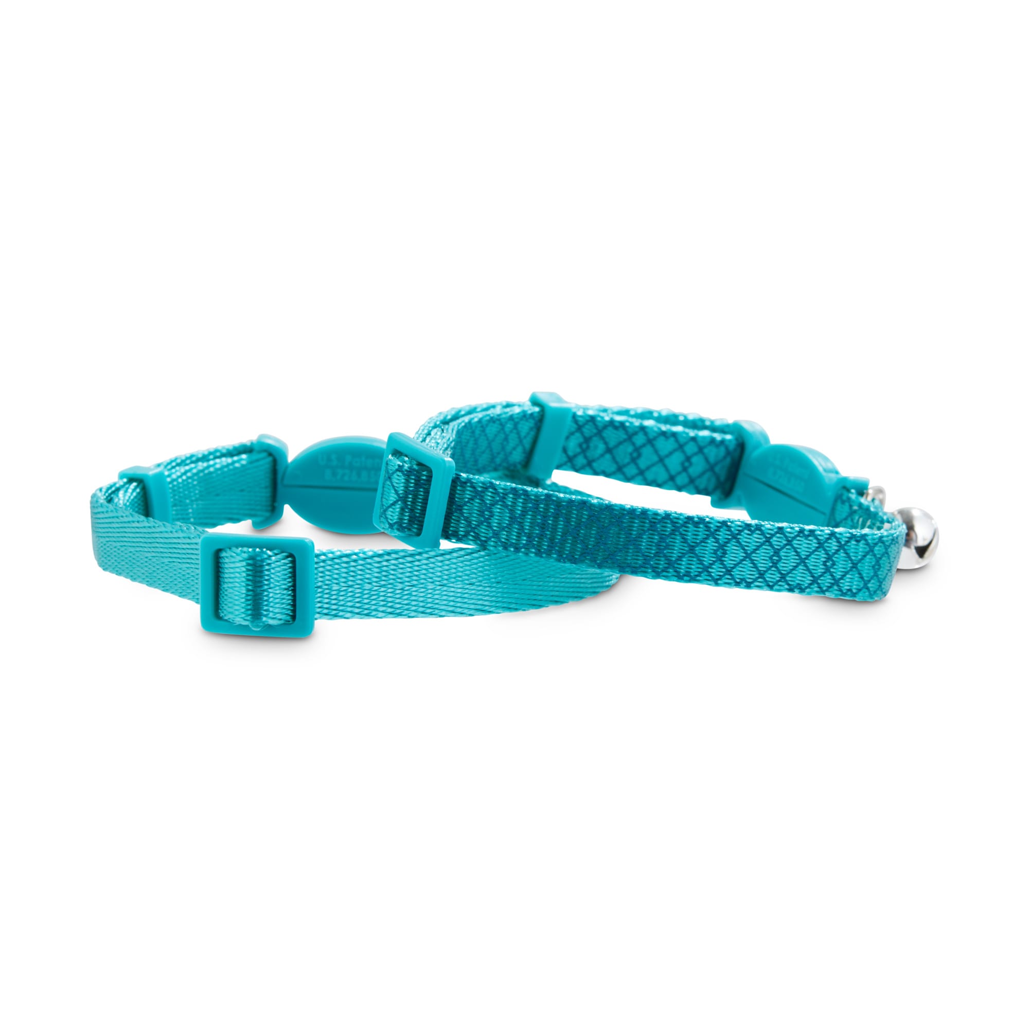 Good2Go Turquoise Breakaway Cat Collars， Pack of 2