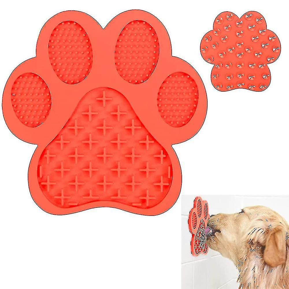 Lick Mat For Dogs andamp; Cats，slow Treater Mat With Suction Cups