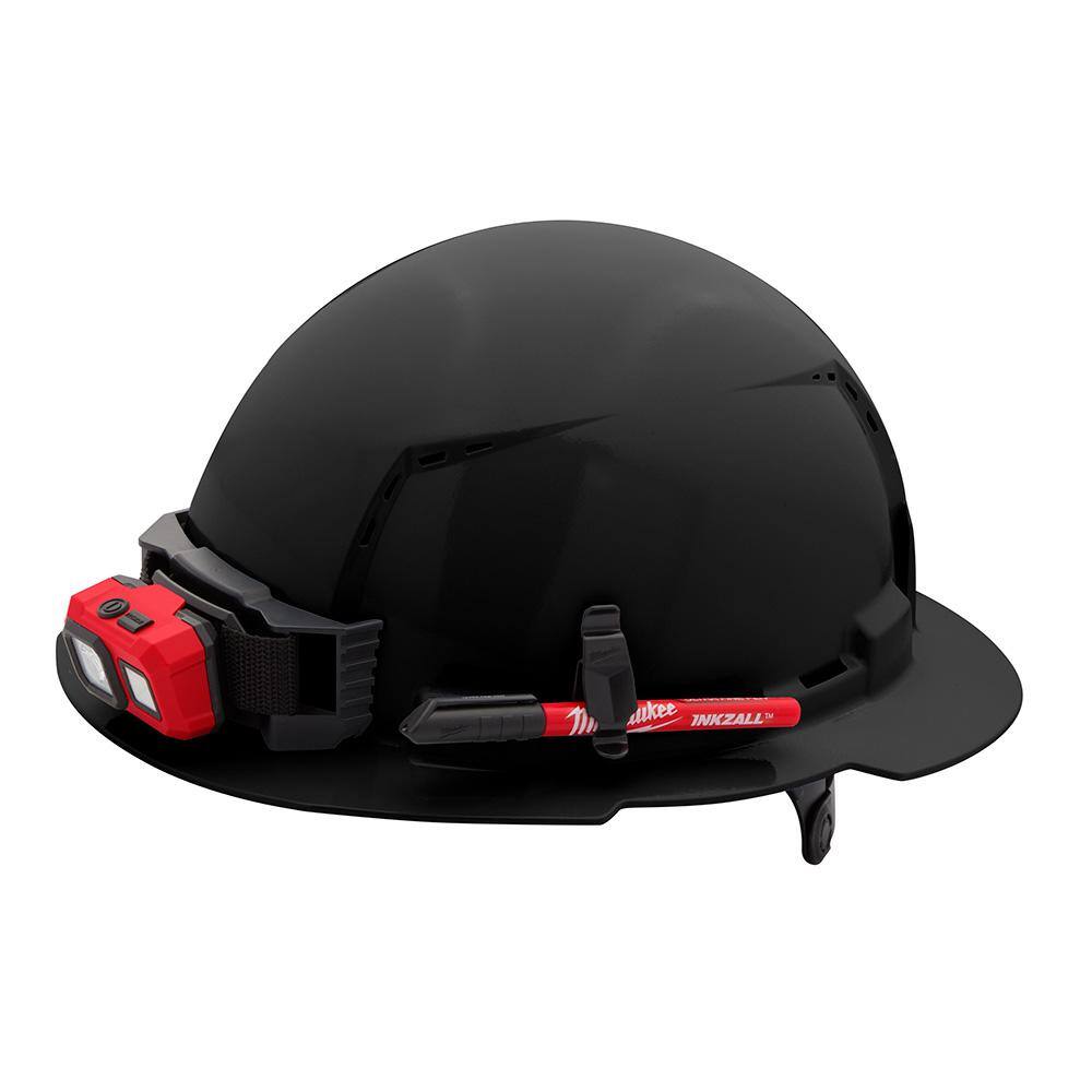 MW BOLT Black Type 1 Class C Full Brim Vented Hard Hat with 6-Point Ratcheting Suspension (5-Pack) 48-73-1231X5