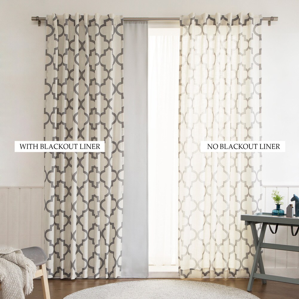 Aurora Home Blackout Curtain Liner Panel Pair