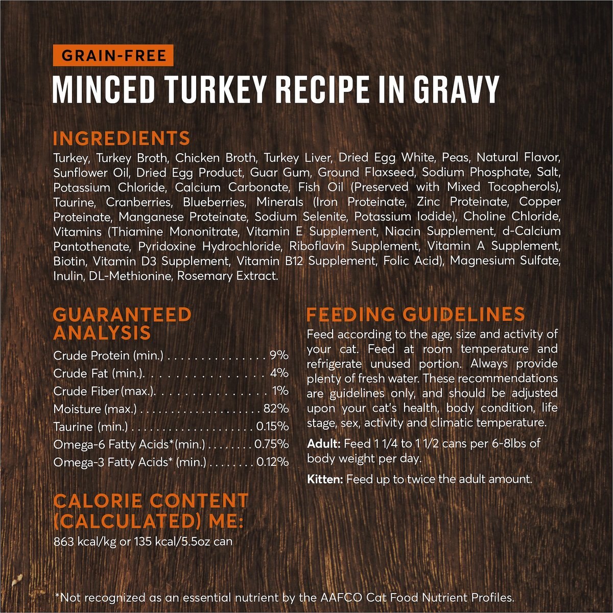 American Journey Minced Turkey Recipe in Gravy Grain-Free Canned Cat Food