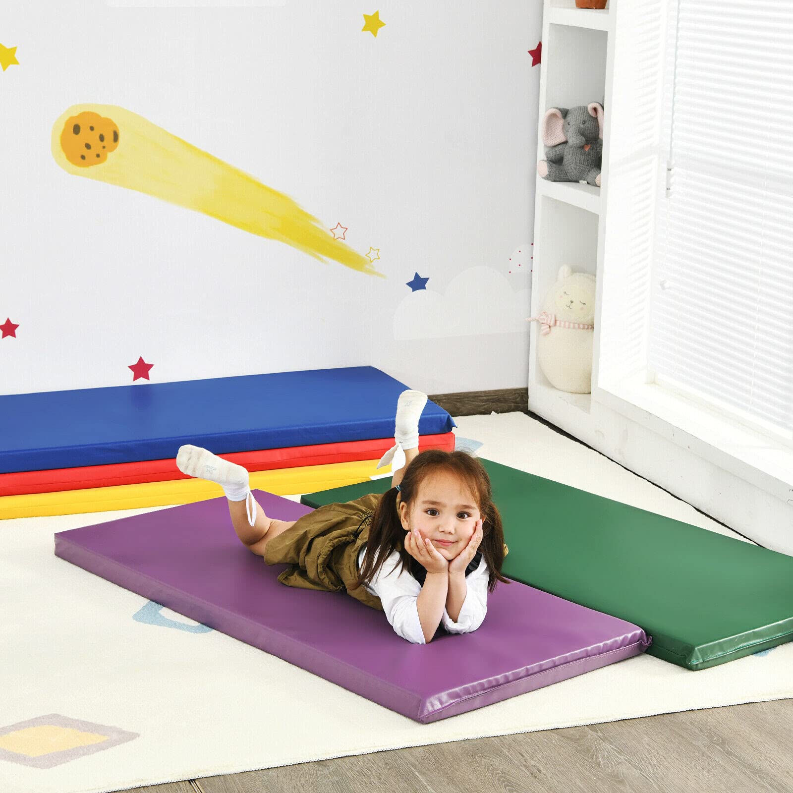 2-Inch Thick Daycare Rest Mats, 5-Pack