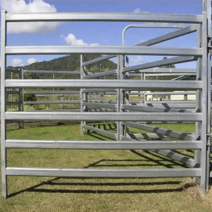 High quality factory supply galvanized farm yard livestock cow cattle fence panels