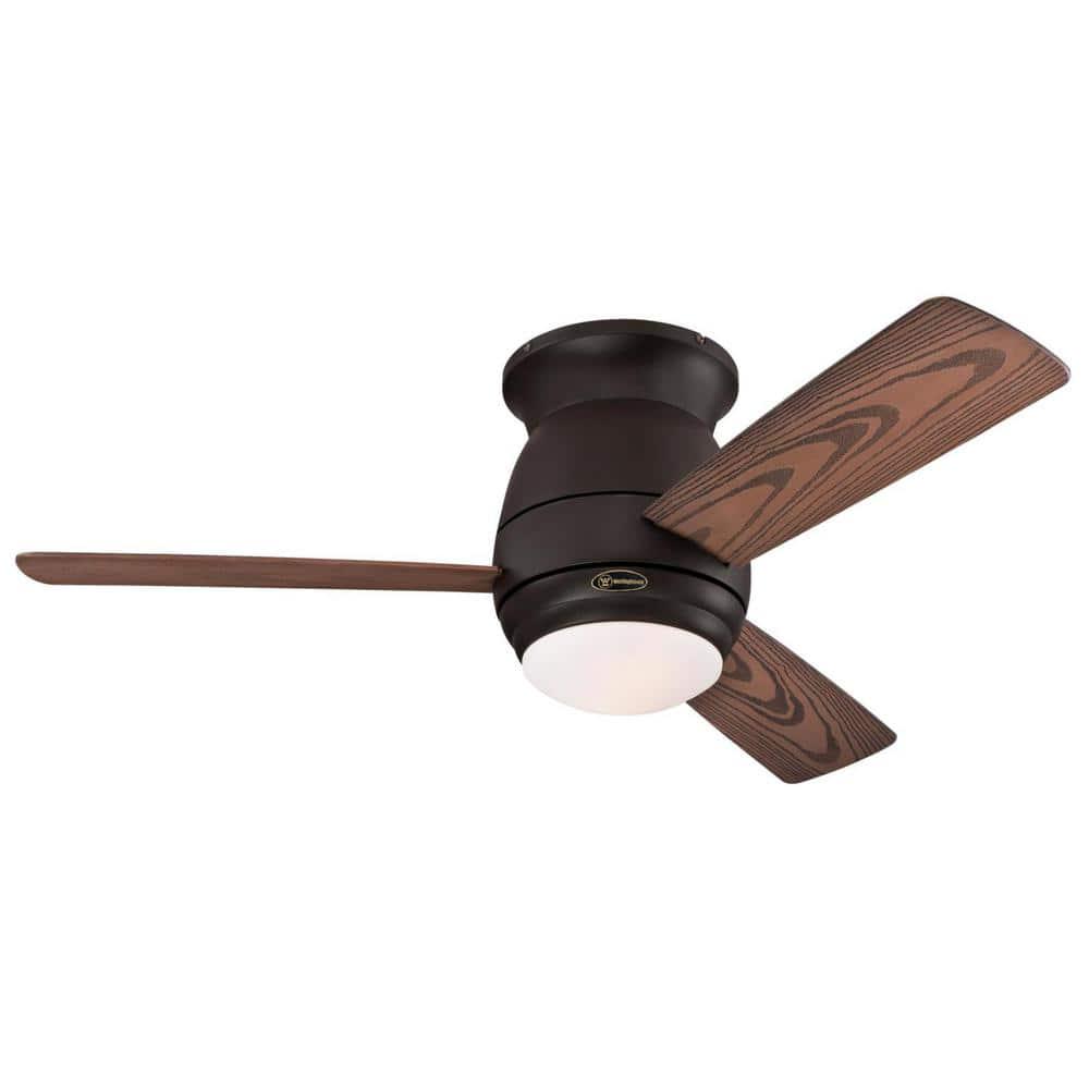 Westinghouse Halley 44 in LED IndoorOutdoor BlackBronze Smart Ceiling Fan with Remote Control