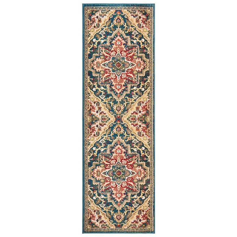 Safavieh Kashan Tiffany Medallion Framed Rug