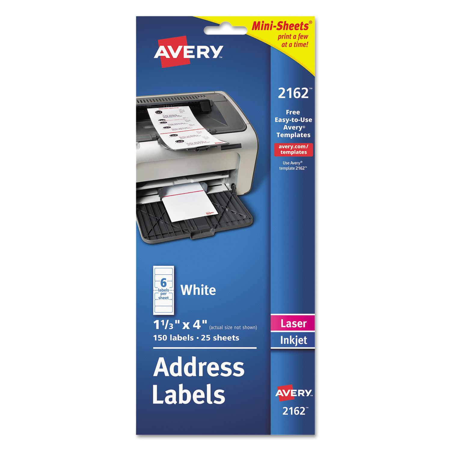 Mini-Sheets Mailing Labels by Averyandreg; AVE2160