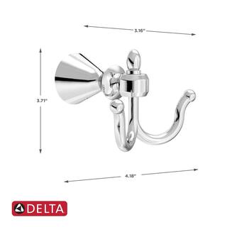 Delta Vessona Double J Towel Hook in Chrome VES35-PC