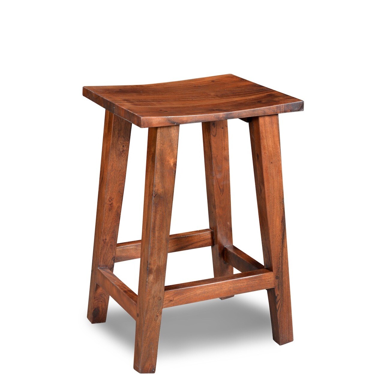 Handmade Acacia Tall Bar Stool (India) - 30.7