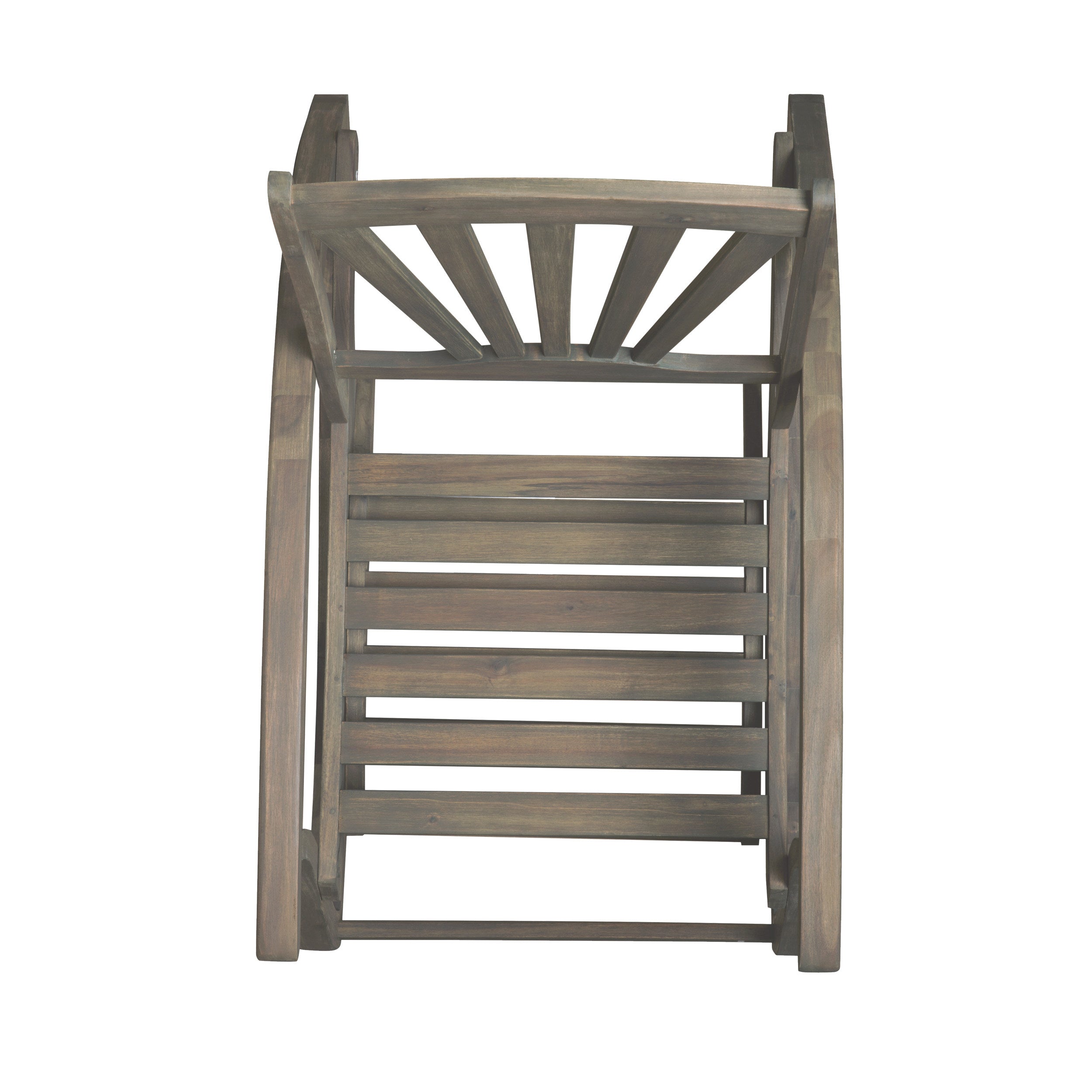 Kelsey Outdoor Acacia Wood Rocking Chair with Footrest