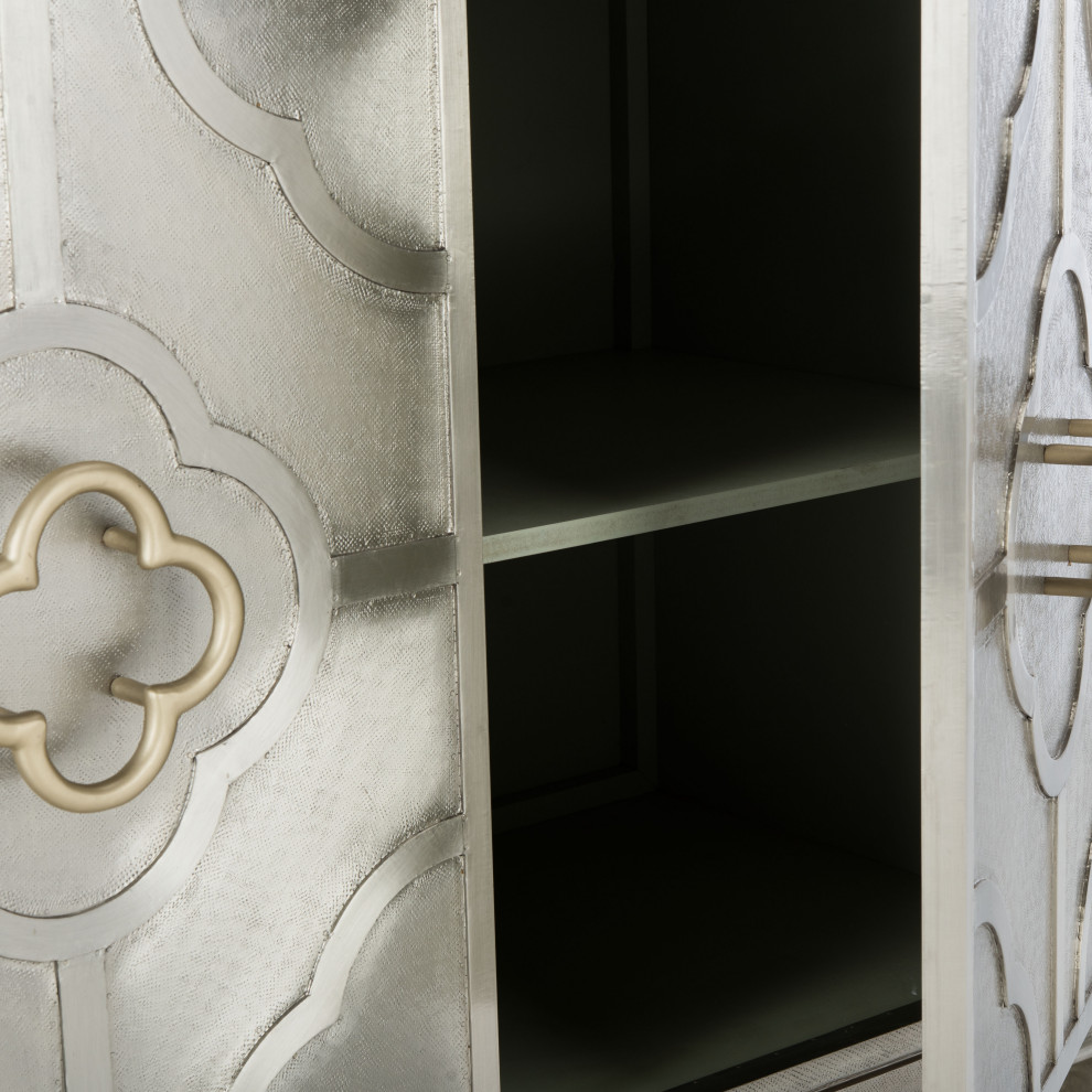 Safavieh Couture Antonella Metal Chest   Mediterranean   Accent Chests And Cabinets   by Safavieh  Houzz