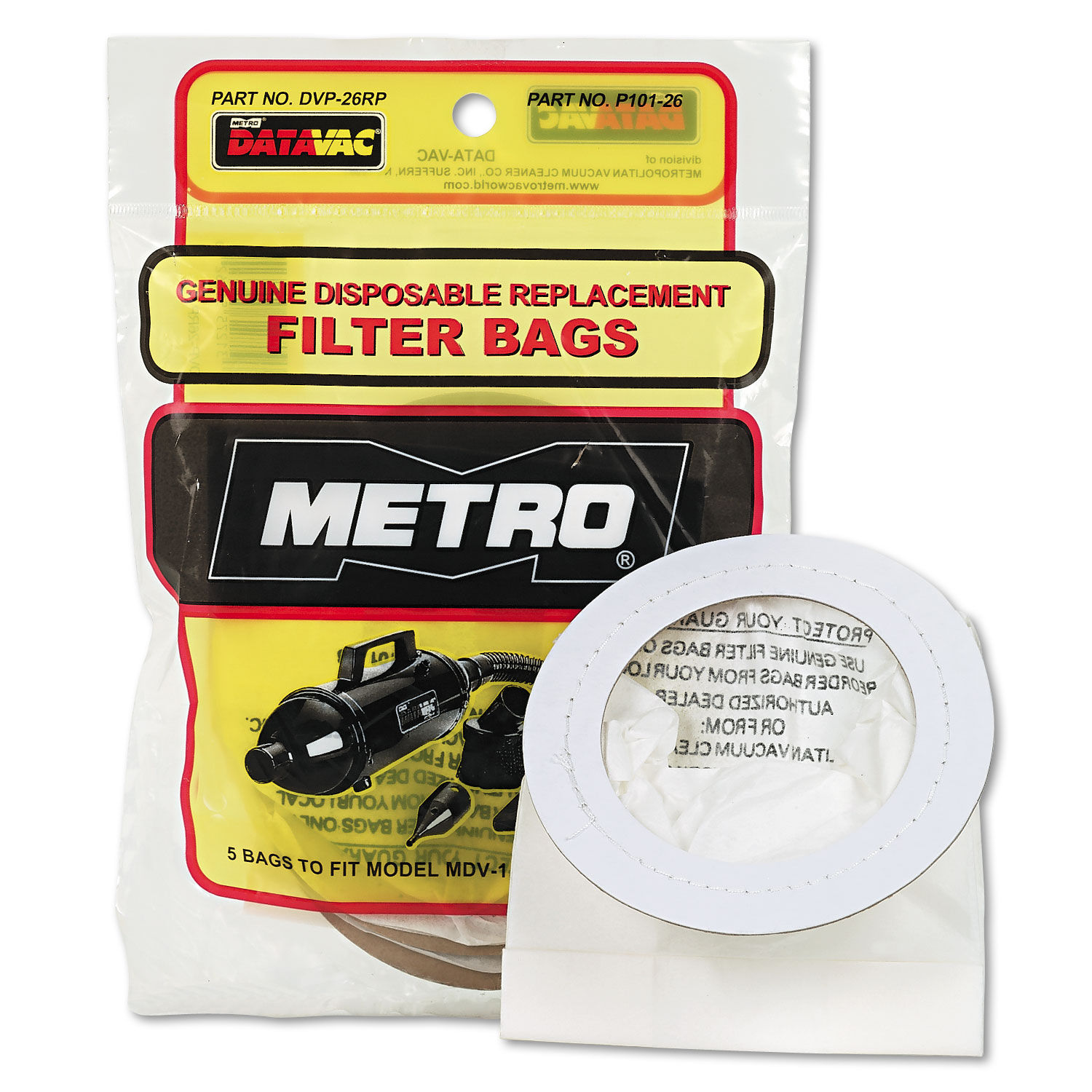 Replacement Bags for Handheld Steel Vacuum