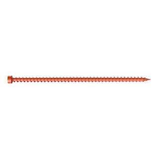 Simpson Strong-Tie 0.152 in. x 6 in. T30 6-Lobe Cap Head Strong-Drive SDWC Truss Screw Orange (50-Pack) SDWC15600-KT