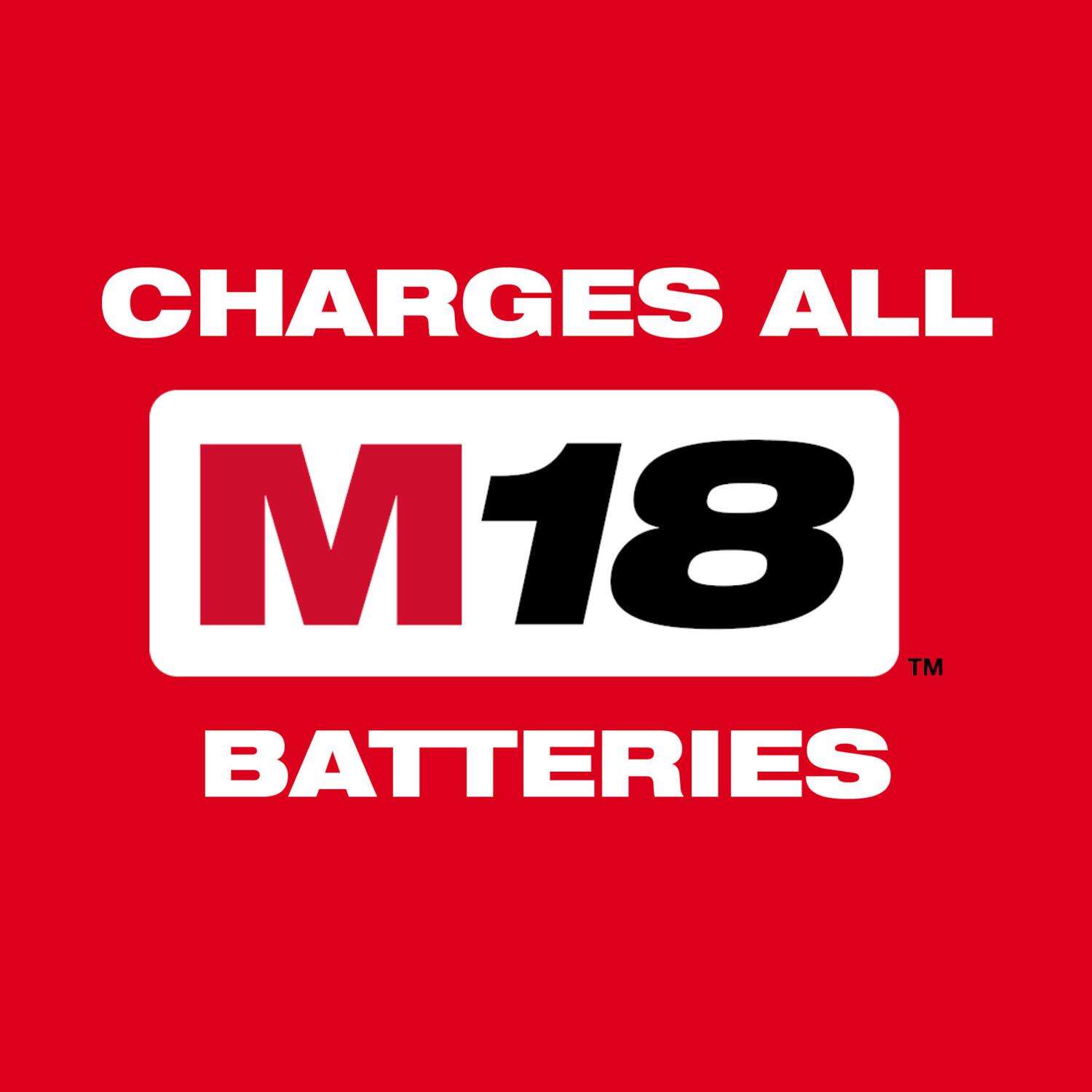 MW M18 Lithium-Ion Dual Bay Simultaneous Super Battery Charger 1 pc