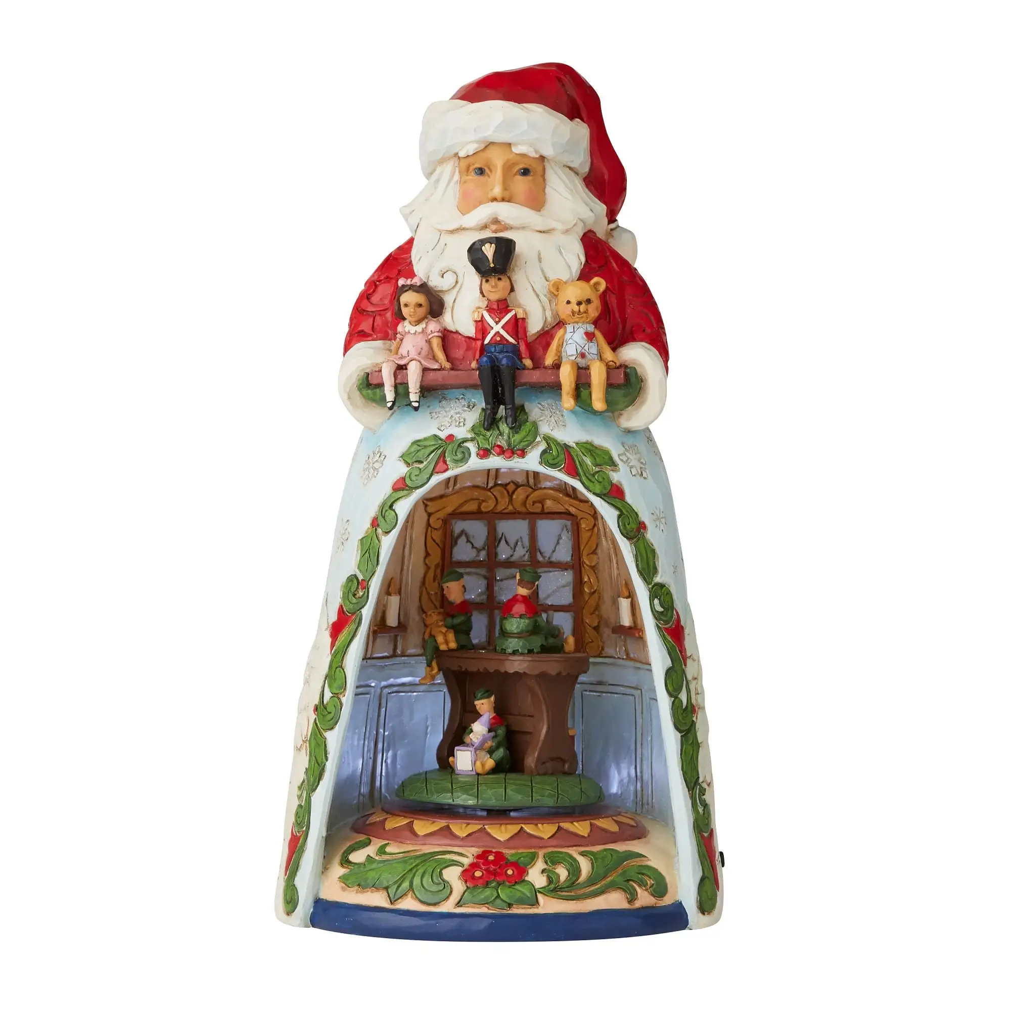 Santa Workshop Lighted Rotator