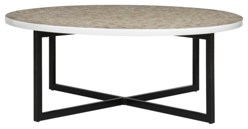 Lacy Coffee Table Cream   Modern   Coffee Tables   by Virgil Stanis Design  Houzz