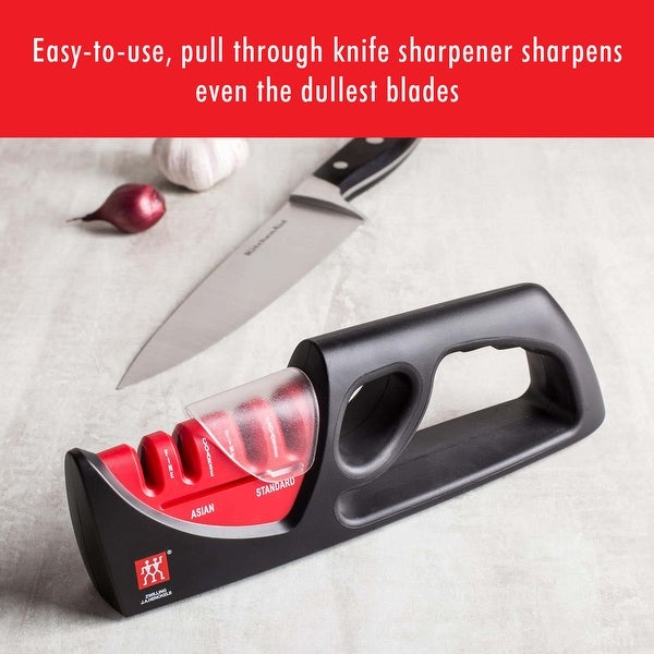 ZWILLING 4-Stage Pull Through Knife Sharpener - 1 unit