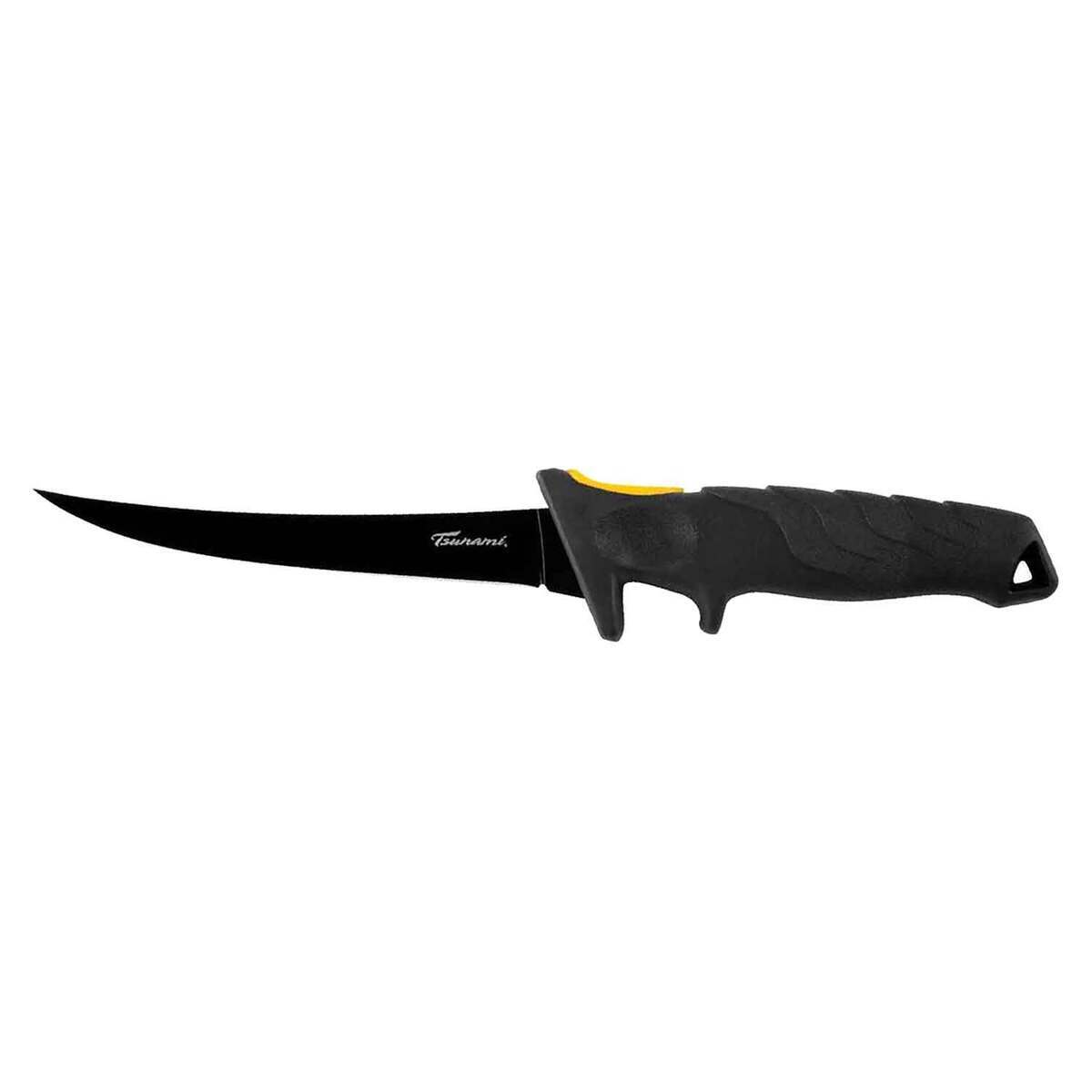 Tsunami Performance Flex Fillet Knife  Black 7in