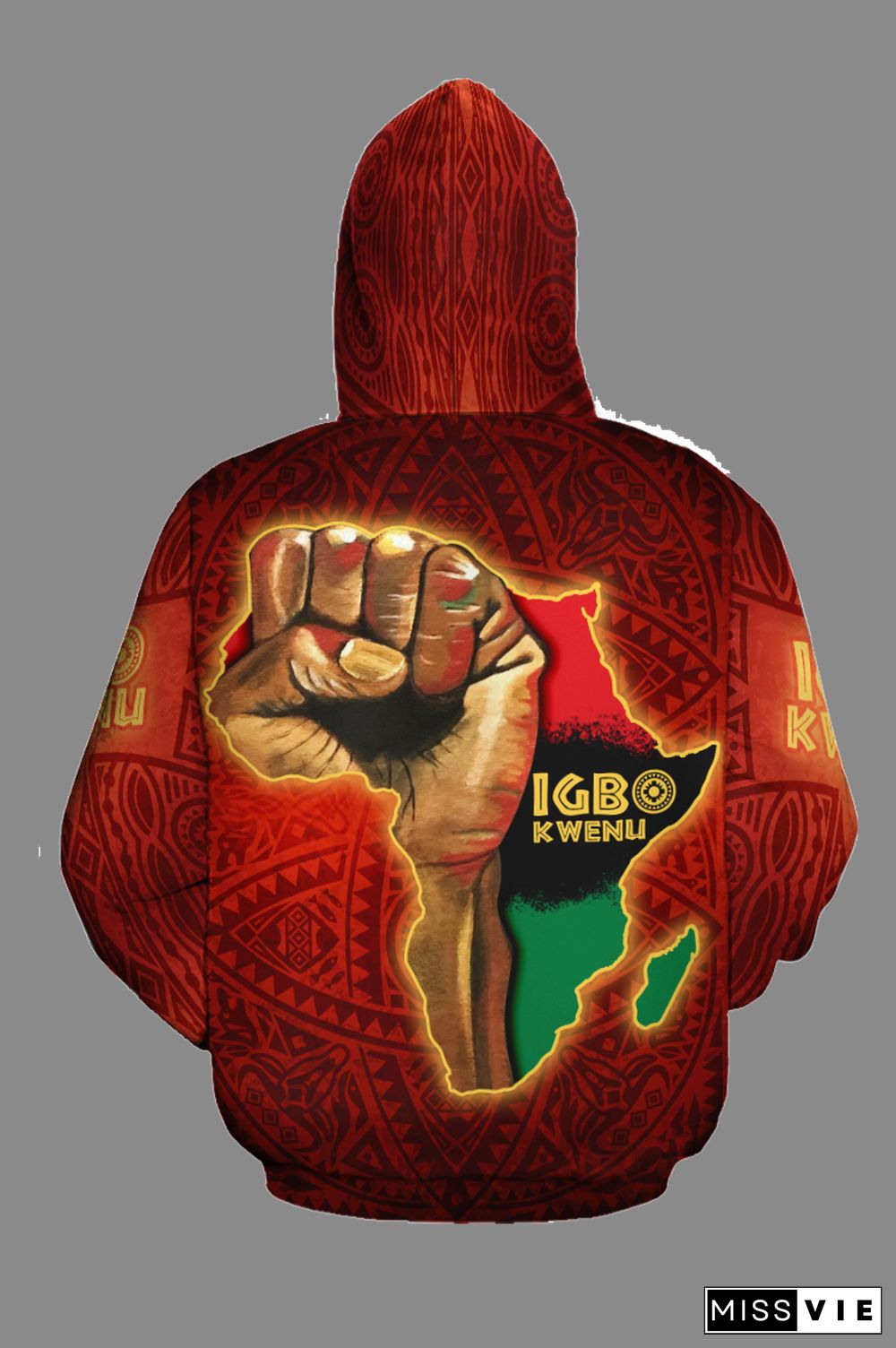 IGBO KWENU 3 ALL-OVER HOODIE