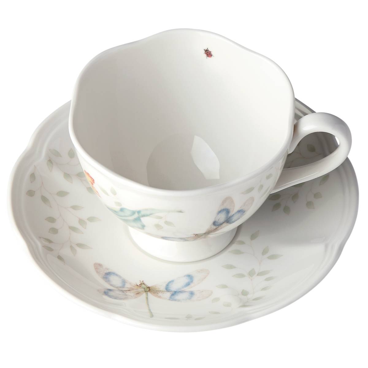 Butterfly Meadow Dragonfly Cup and Saucer