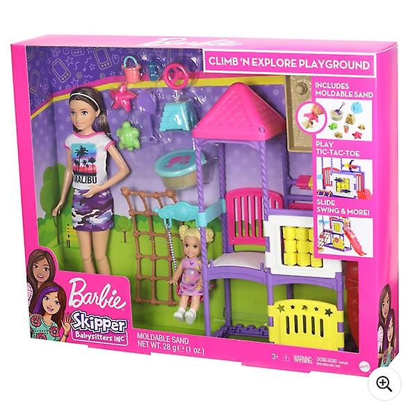 Barbie skipper babysitters inc climb 'n' explore playground dolls and playset