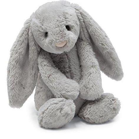 Bashful Grey Bunny - Medium 12 Inch by Jellycat