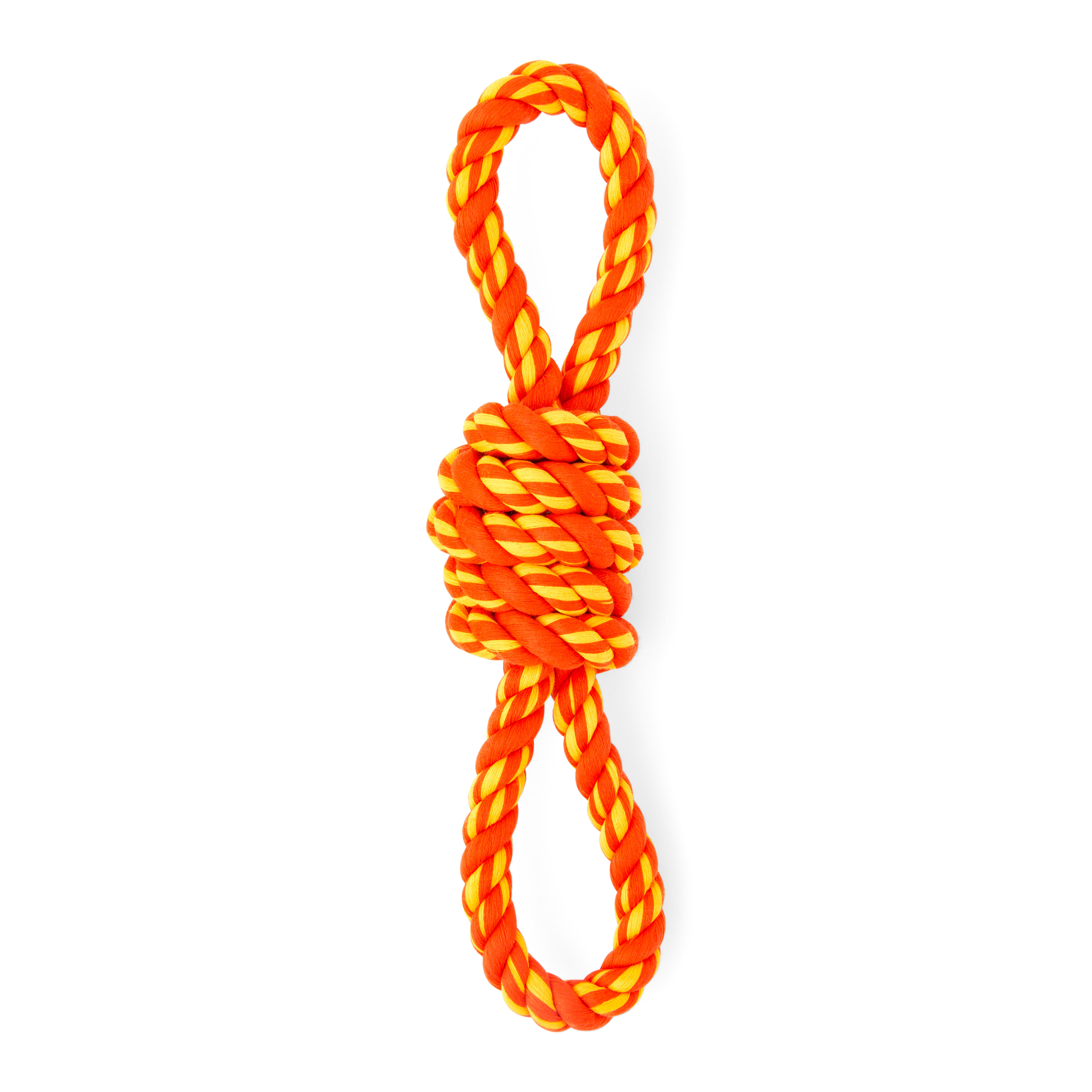 Leaps  Bounds Multicolor Double-Rope Dog Toy， Small