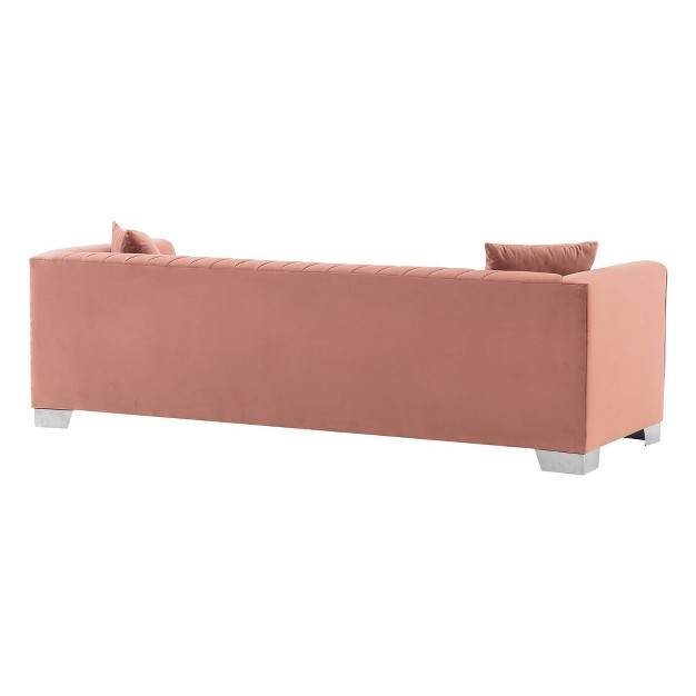 Cambridge Contemporary Sofa Steel blush Armen Living