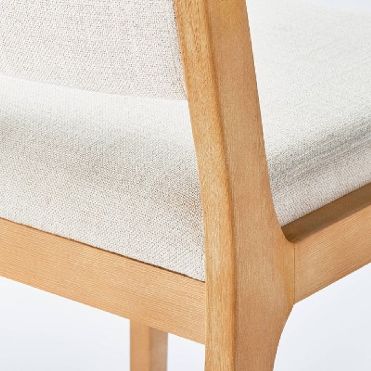 Centerville Wood Dining Chair with Upholstered Seat/Back Linen - Threshold designed with Studio McGee