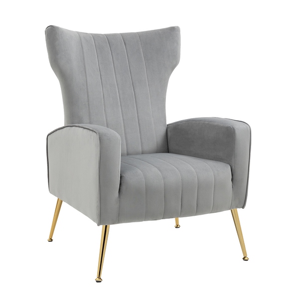 Upholstered Wingback Accent Chair