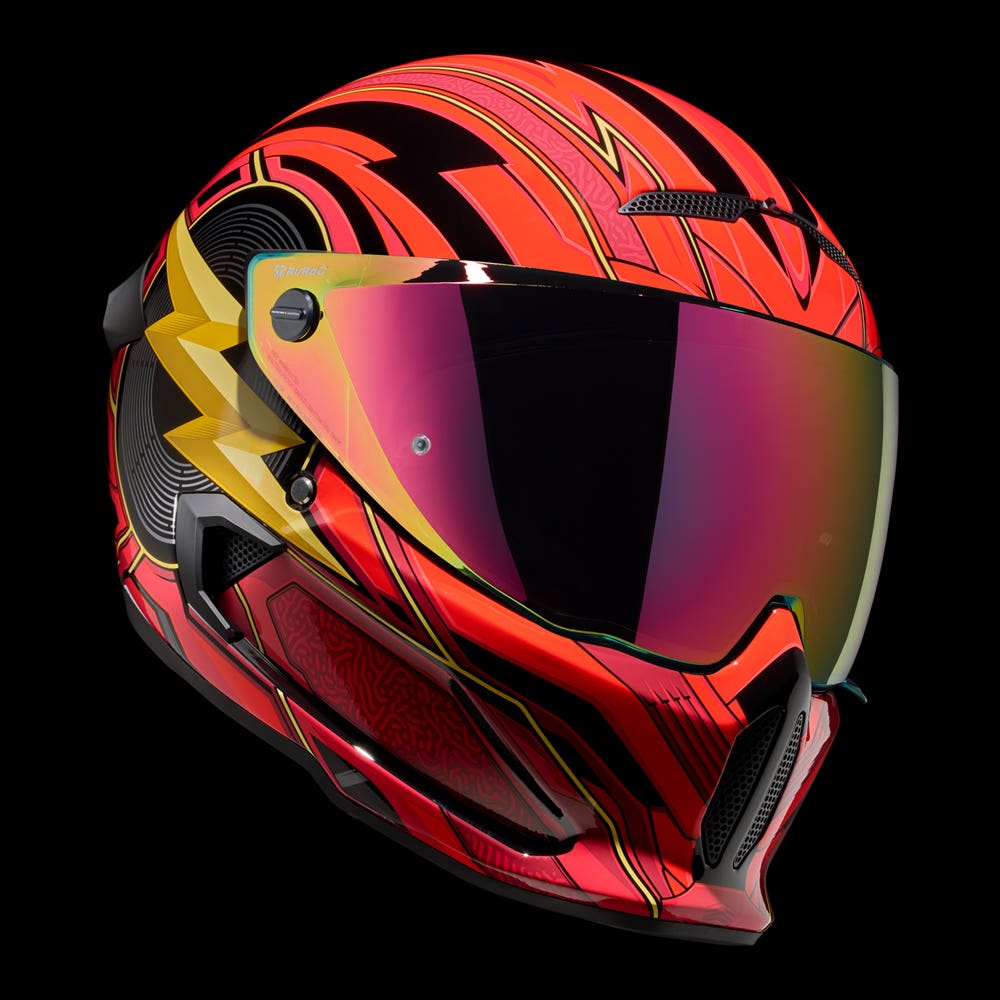 Ruroc |  ATLAS 4.0 The Flash | Full Face Bluetooth Motorcycle Helmet | Ruroc