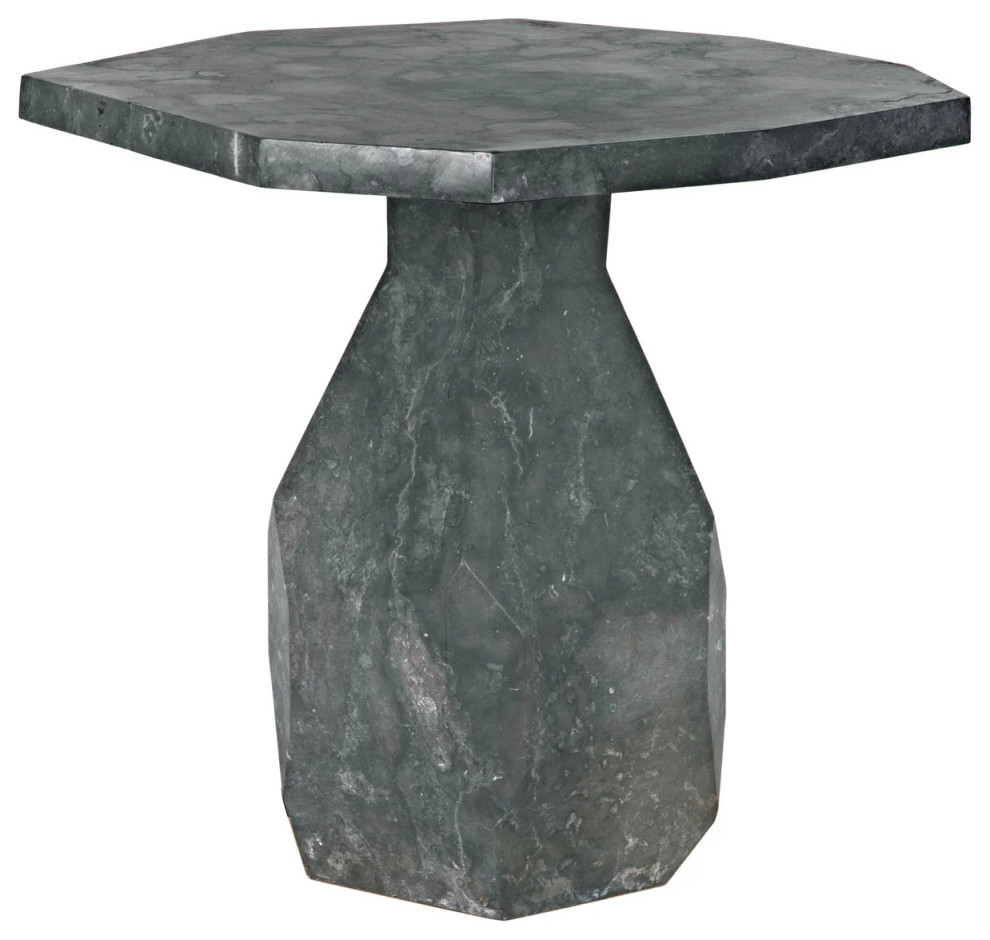 Noir Furniture Polyhedron Side Table   Transitional   Side Tables And End Tables   by Lighting Reimagined  Houzz