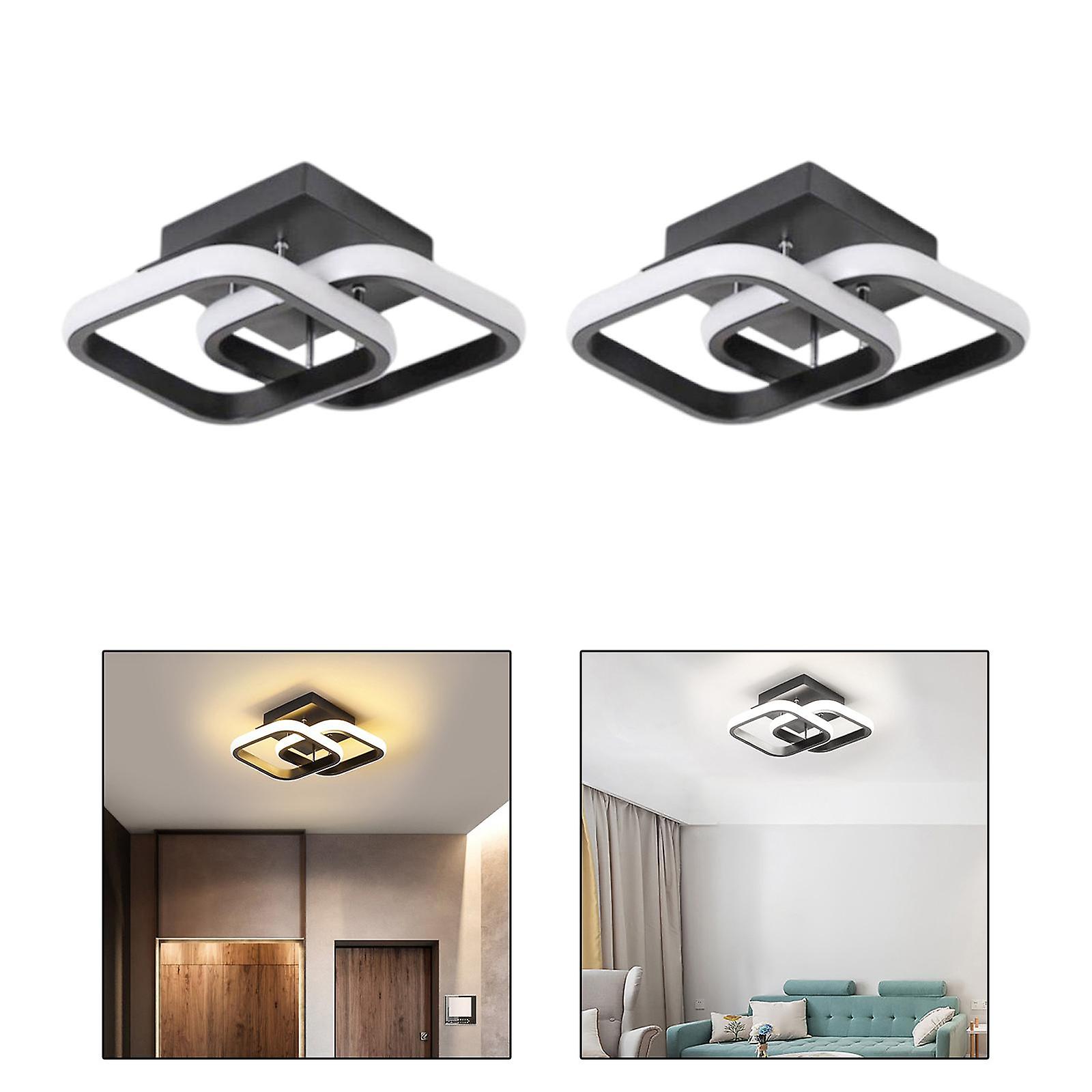 2pcs Led Ceiling Light Pendant Lamp For Home Veranda Decor Modern Fixtures