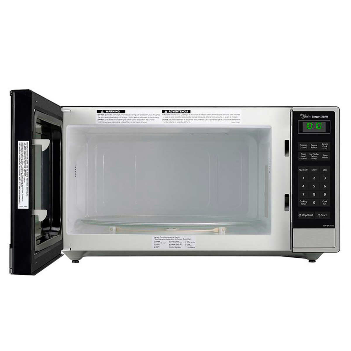 Panasonic 1.6CuFt Countertop Microwave with Genius Inverter Technology