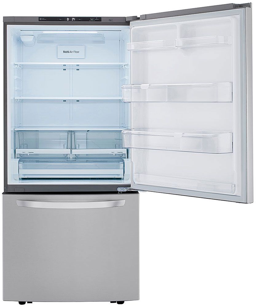 LG 26 Cu. Ft. PrintProof Stainless Steel Bottom Freezer Refrigerator