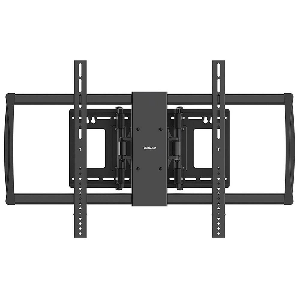 QualGear Heavy Duty Full-Motion TV Wall Mount for 60 in. - 100 in. Flat Panel and Curved TVs Black [UL Listed] QG-TM-092-BLK