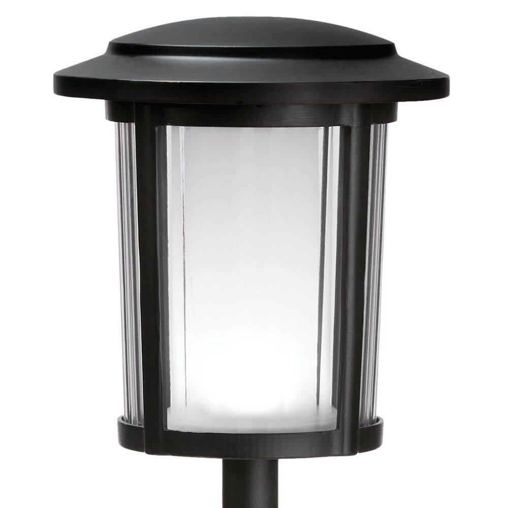 Hampton Bay Dothan Low Voltage Matte Black LED Path Light 99195