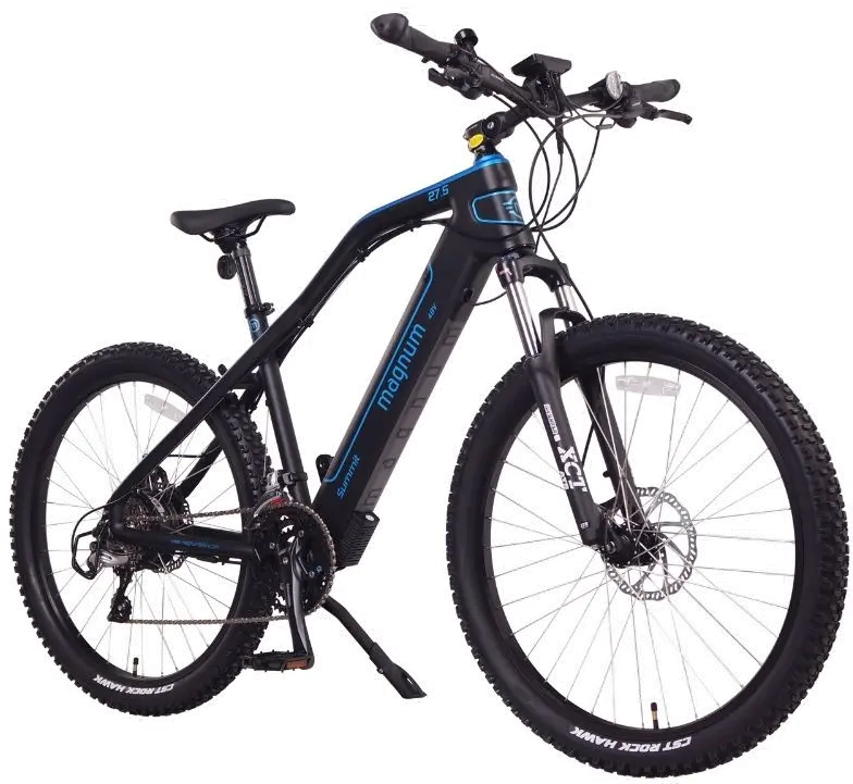 Magnum Summit Electric Bike with 27.5 Wheels - Blue and Black