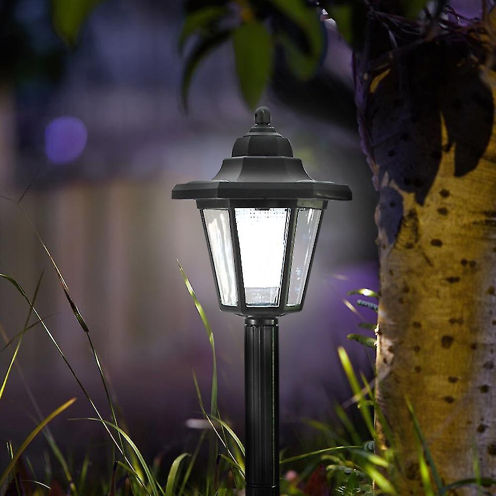 Led Solar Hexagonal Palace Light Courtyard Garden Lawn Inserting Ground Lamp