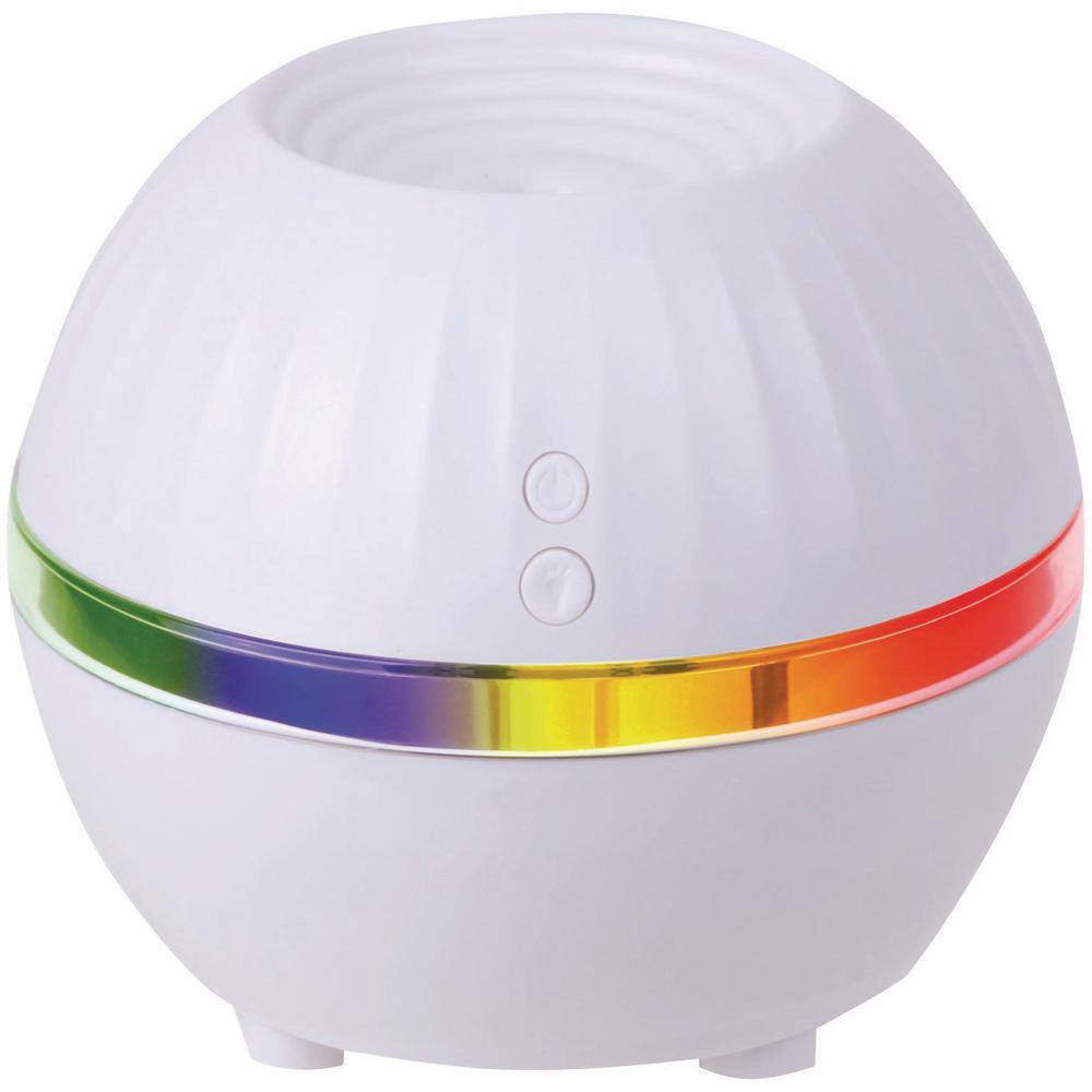 Air Innovations Ultrasonic Cool Mist Personal Humidifier with LED Mood Light HUMID37-WHITE