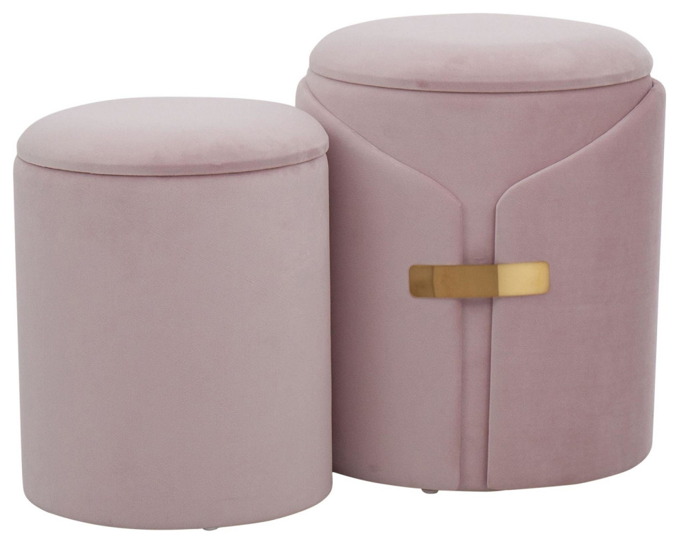 Dahlia Ottoman Set   Contemporary   Footstools And Ottomans   by LumiSource  Houzz