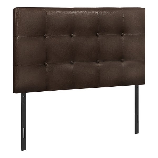 Bed， Headboard Only， Twin Size， Bedroom， Upholstered Pu Leather Look， Transitional - - 31784656