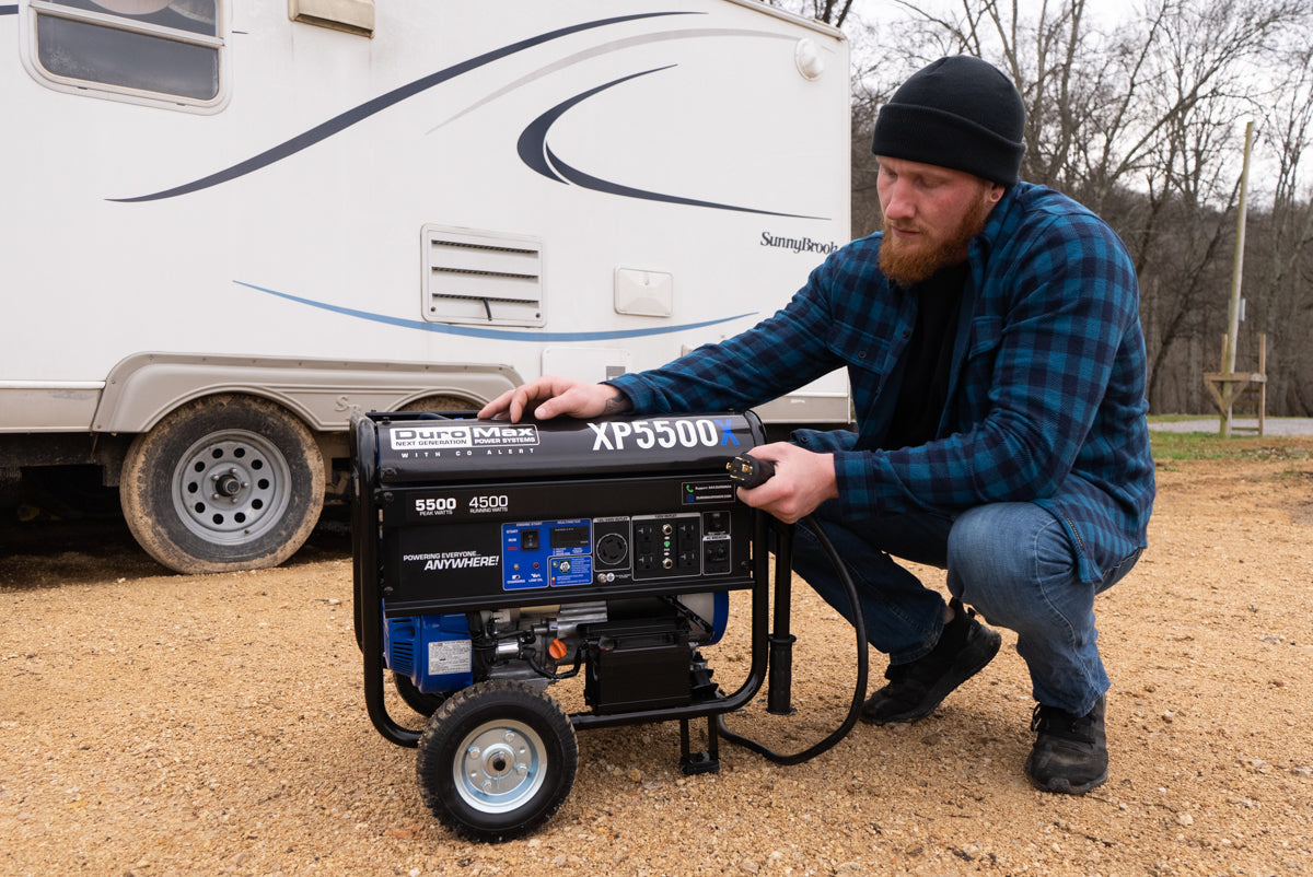 5,500 Watt Gasoline Portable Generator w/ CO Alert