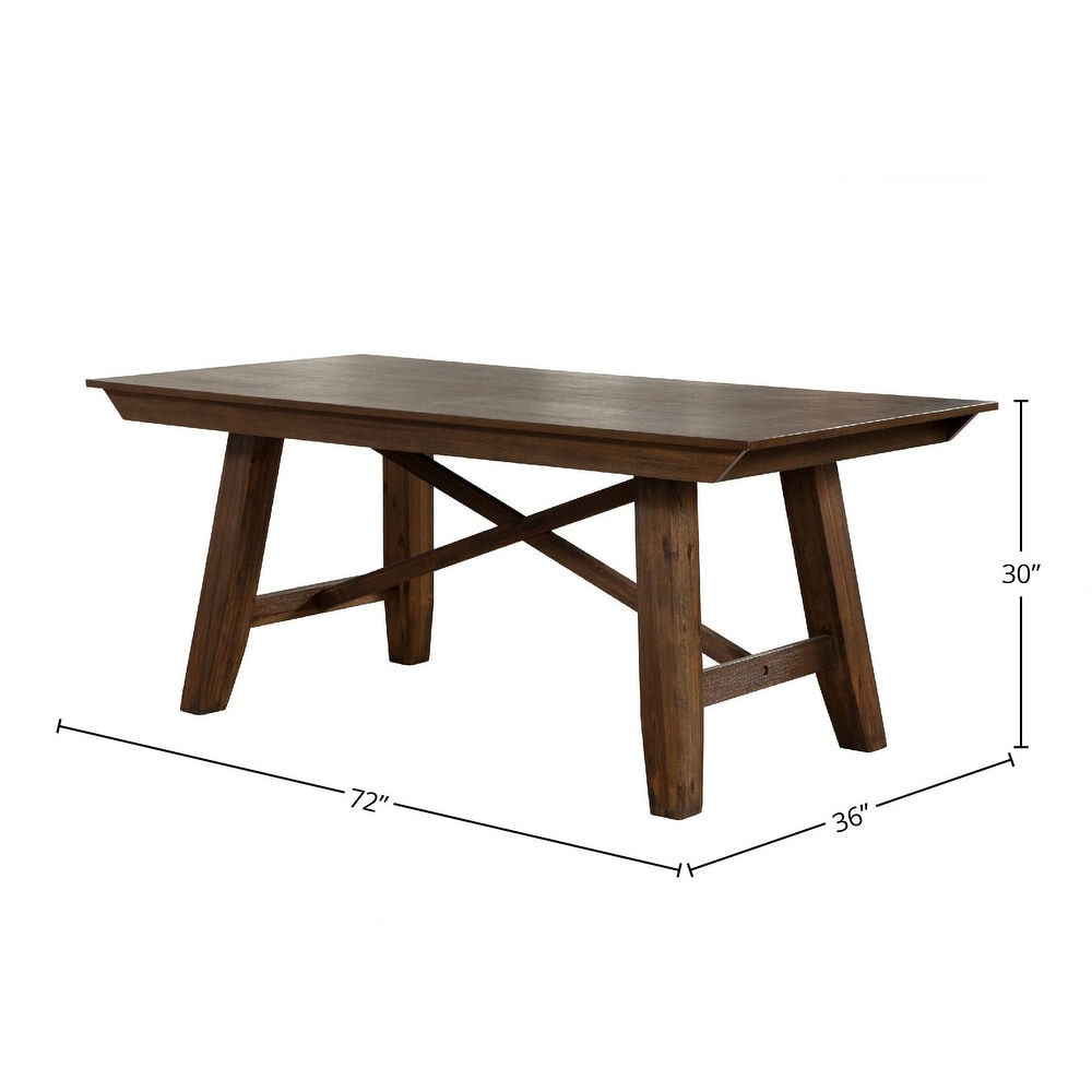 Alpine Furniture Brayden Dining Table  Espresso   72\