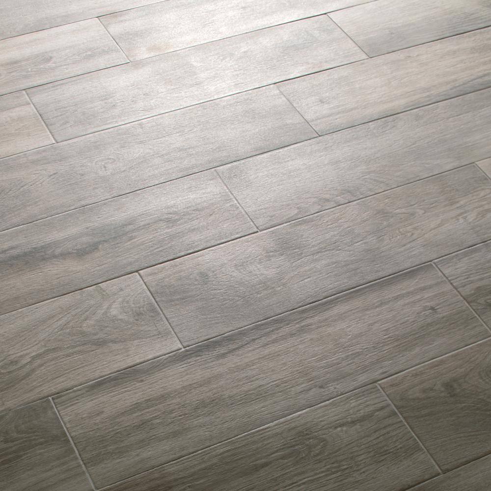 Lifeproof Shadow Wood 6 in. x 24 in. Porcelain Floor and Wall Tile (392.85 sq. ft.Pallet) LP33624HDPL1PR