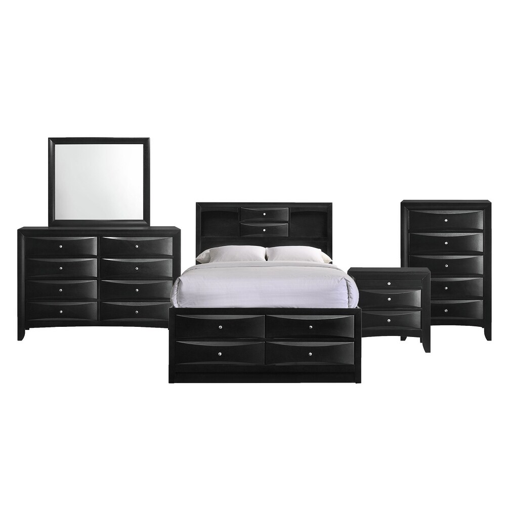 Picket House Furnishings Dana Bedroom Set in Black