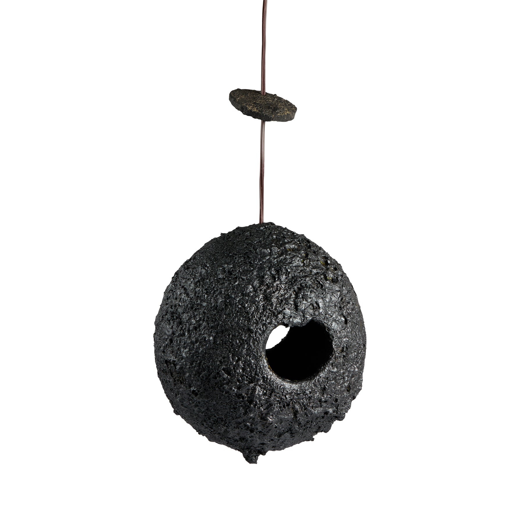 Ceramic Birdhouse in Black